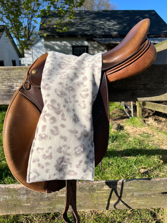 Light Leopard Stirrup Slipper