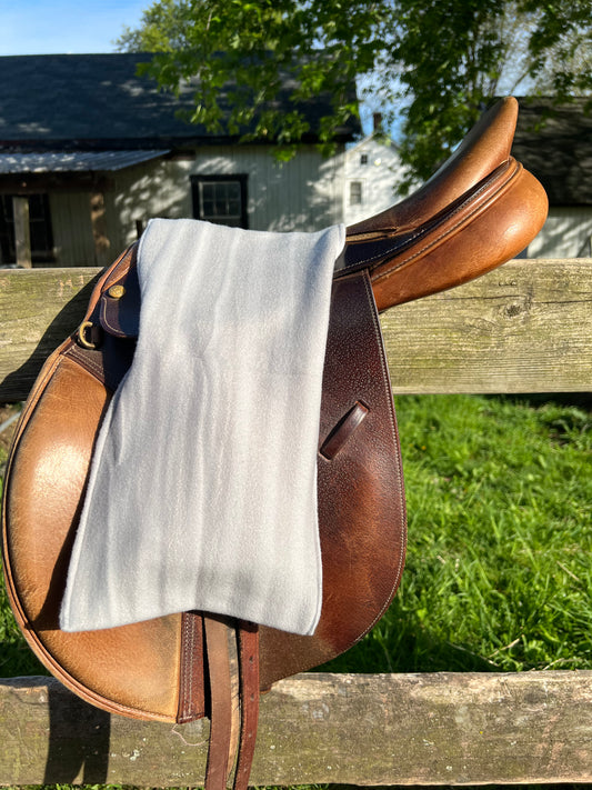 Light Gray Stripe Stirrup Slipper