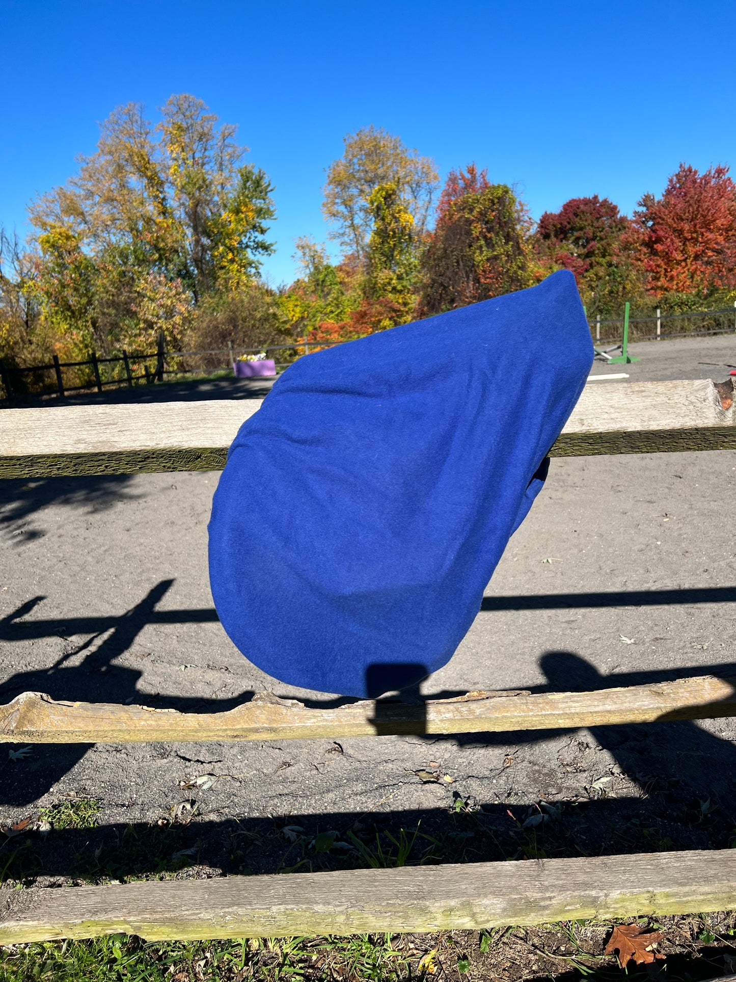 Navy Blue Saddle Cover