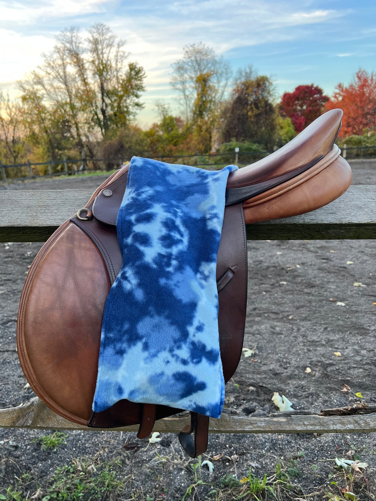 Blue Tie Dye Stirrup Slipper