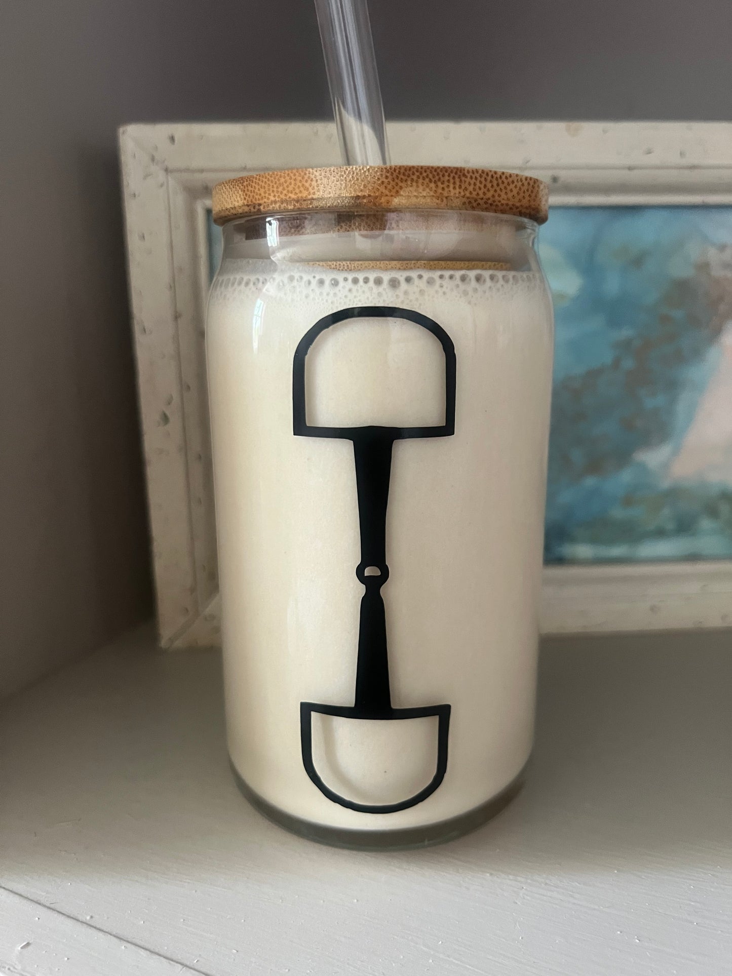 Horse Bit Glass Cup