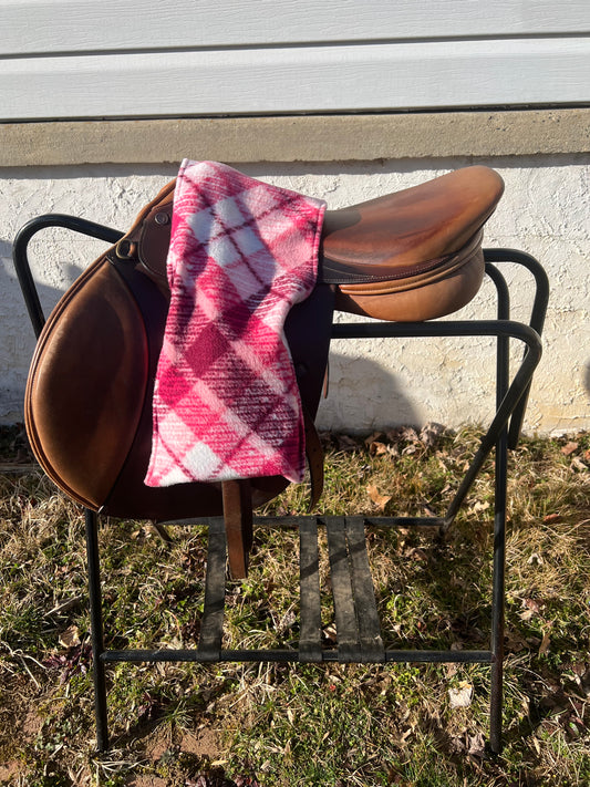 Pink Argyle Stirrup Slipper