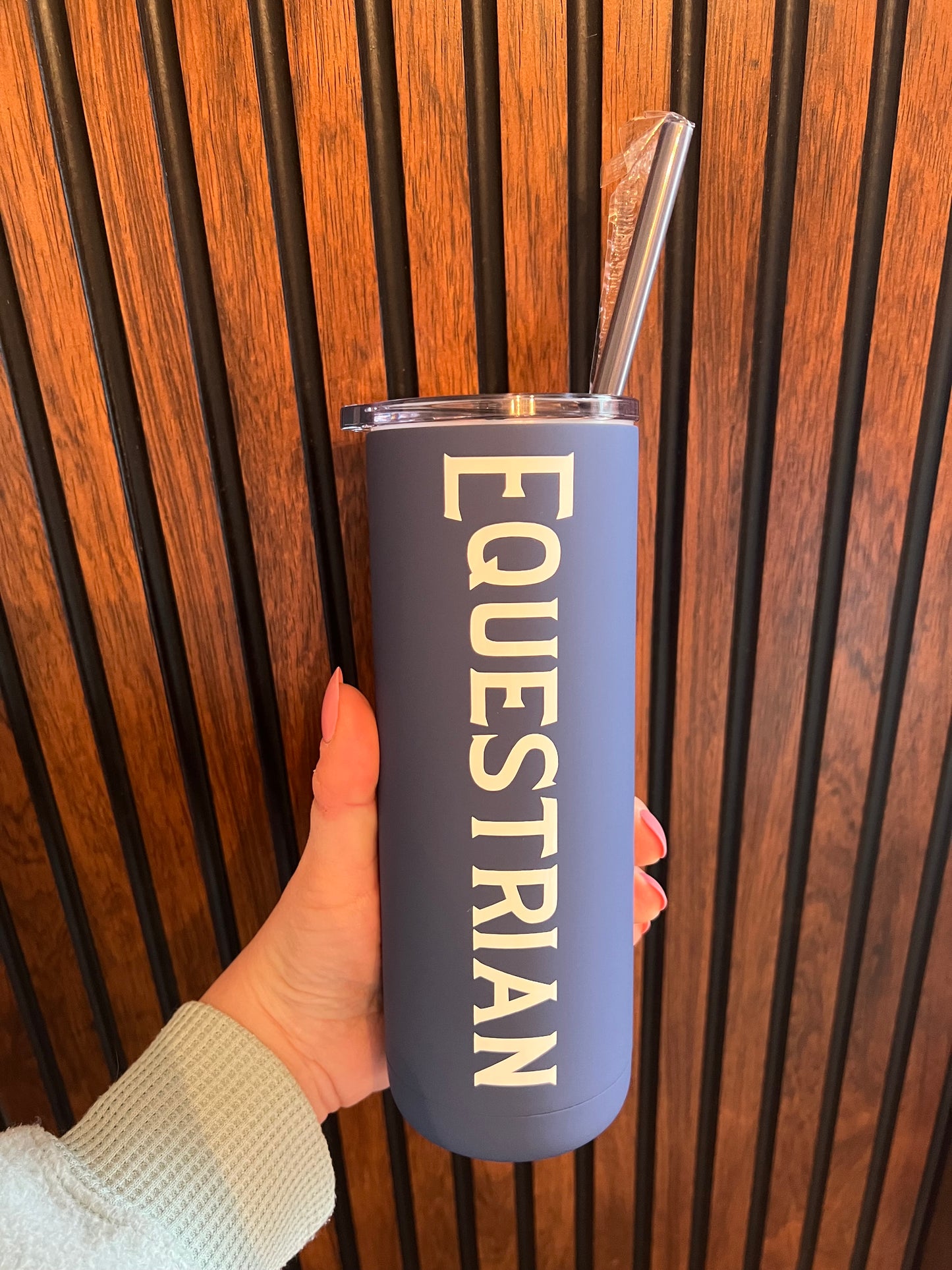 Equestrian 20 oz Metal Tumbler