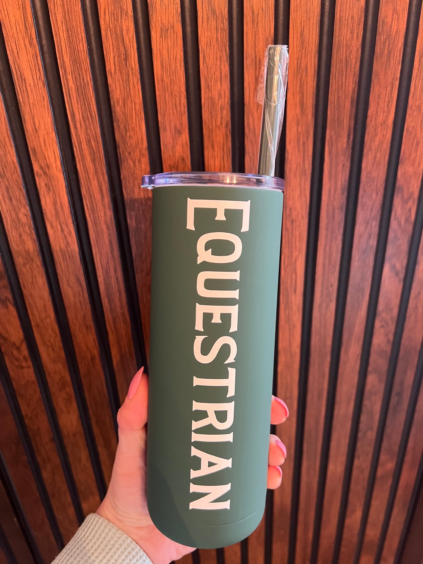 Equestrian 20 oz Metal Tumbler