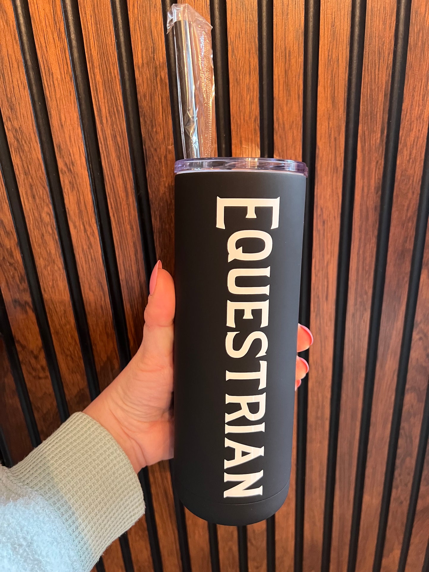 Equestrian 20 oz Metal Tumbler