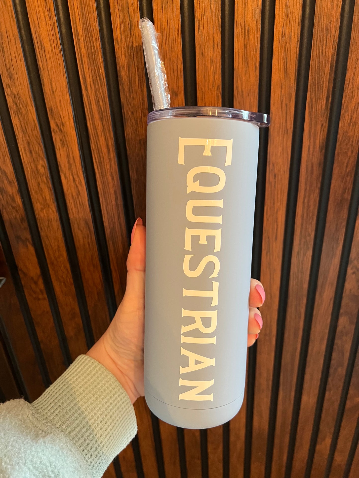 Equestrian 20 oz Metal Tumbler