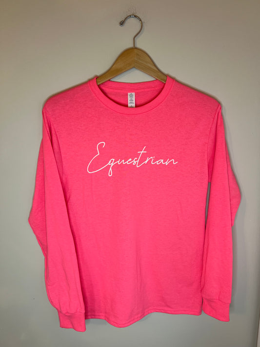 Equestrian Adult Long Sleeve Shirt