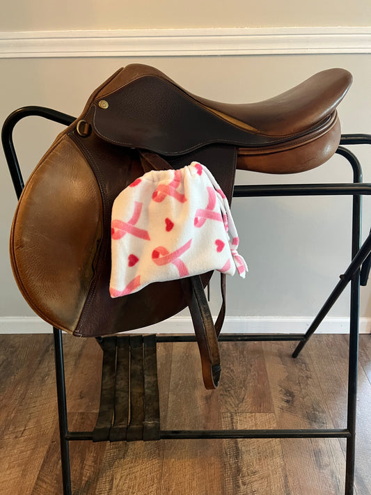 Breast Cancer Awareness Stirrup Cover