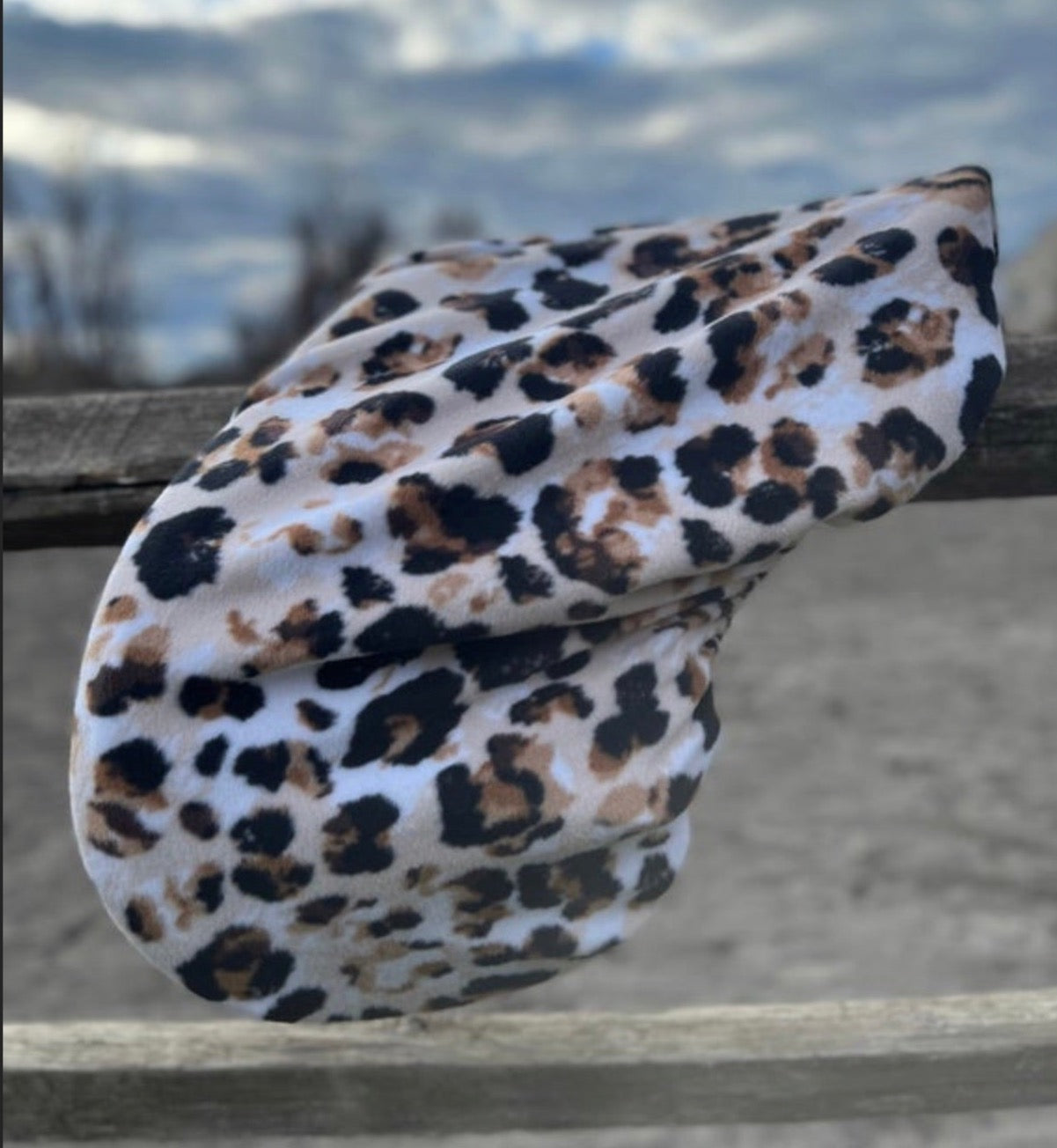Cheetah Saddle Cover