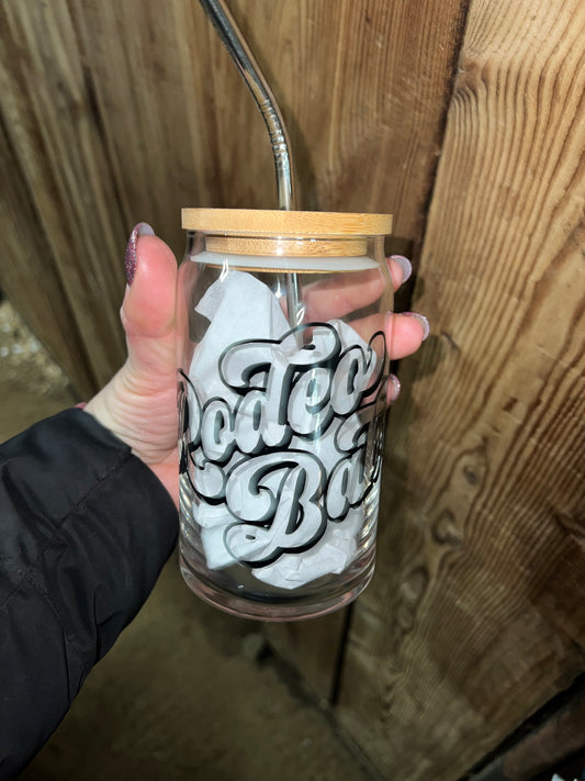 Rodeo Babe Glass Cup