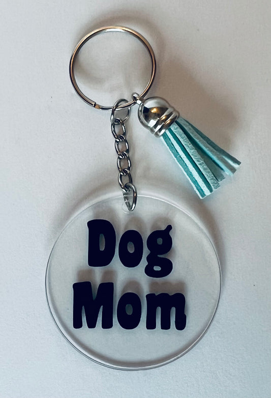 Dog Mom Keychain